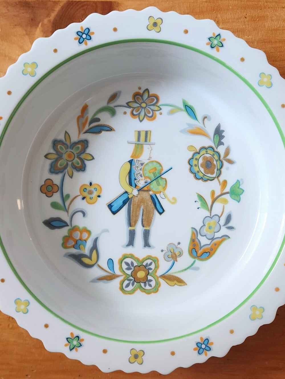Vntg Retired Sango Serving Dish 8012